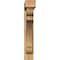Ekena Millwork Olympic Block Rough Sawn Bracket w/ Offset Brace, Western Red Cedar, 6"W x 32"D x 36"H BKT0604X32X36OLY05RWR - alternate 3